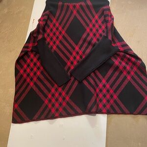 Checkered Poncho size Large